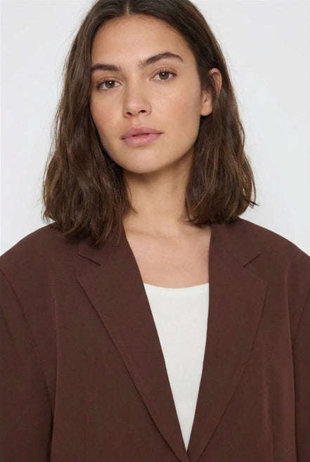 Blazer marron oversize