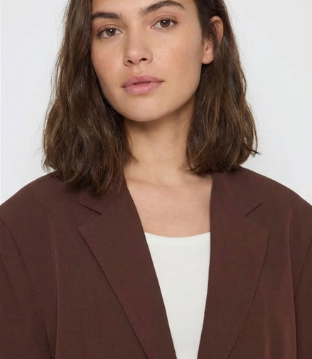 Blazer marron oversize