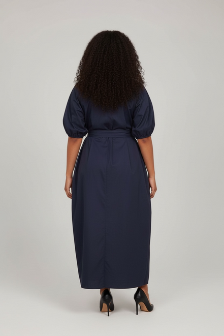 Robe Col Cravate Lola