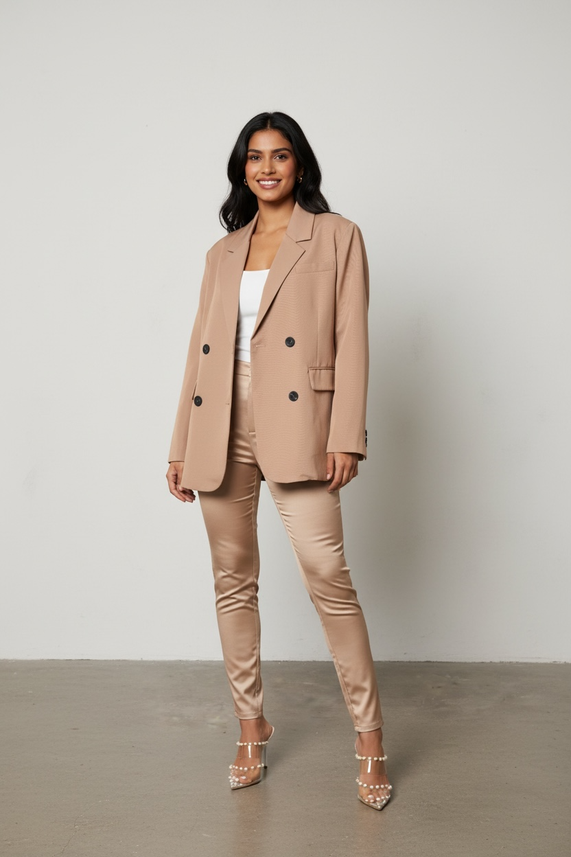 Blazer avec col structuré