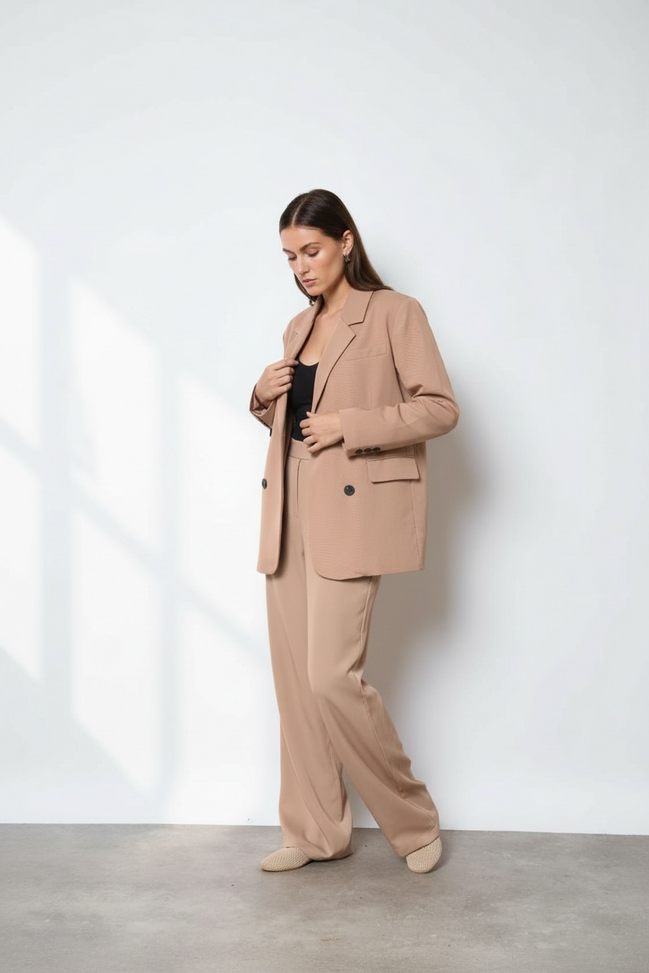 Blazer avec col structuré