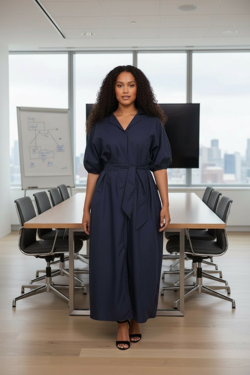 Robe Col Cravate Lola