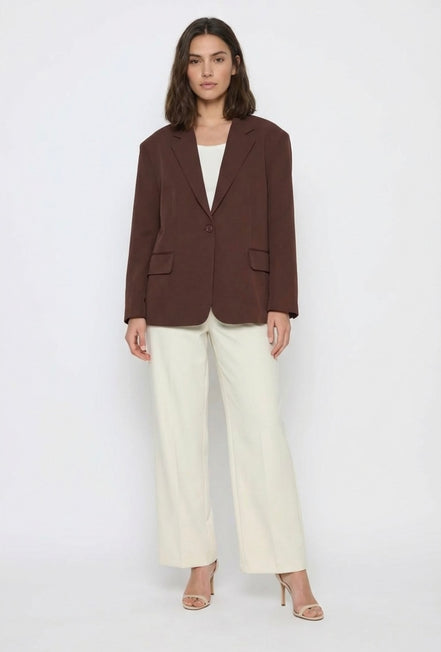 Blazer marron oversize
