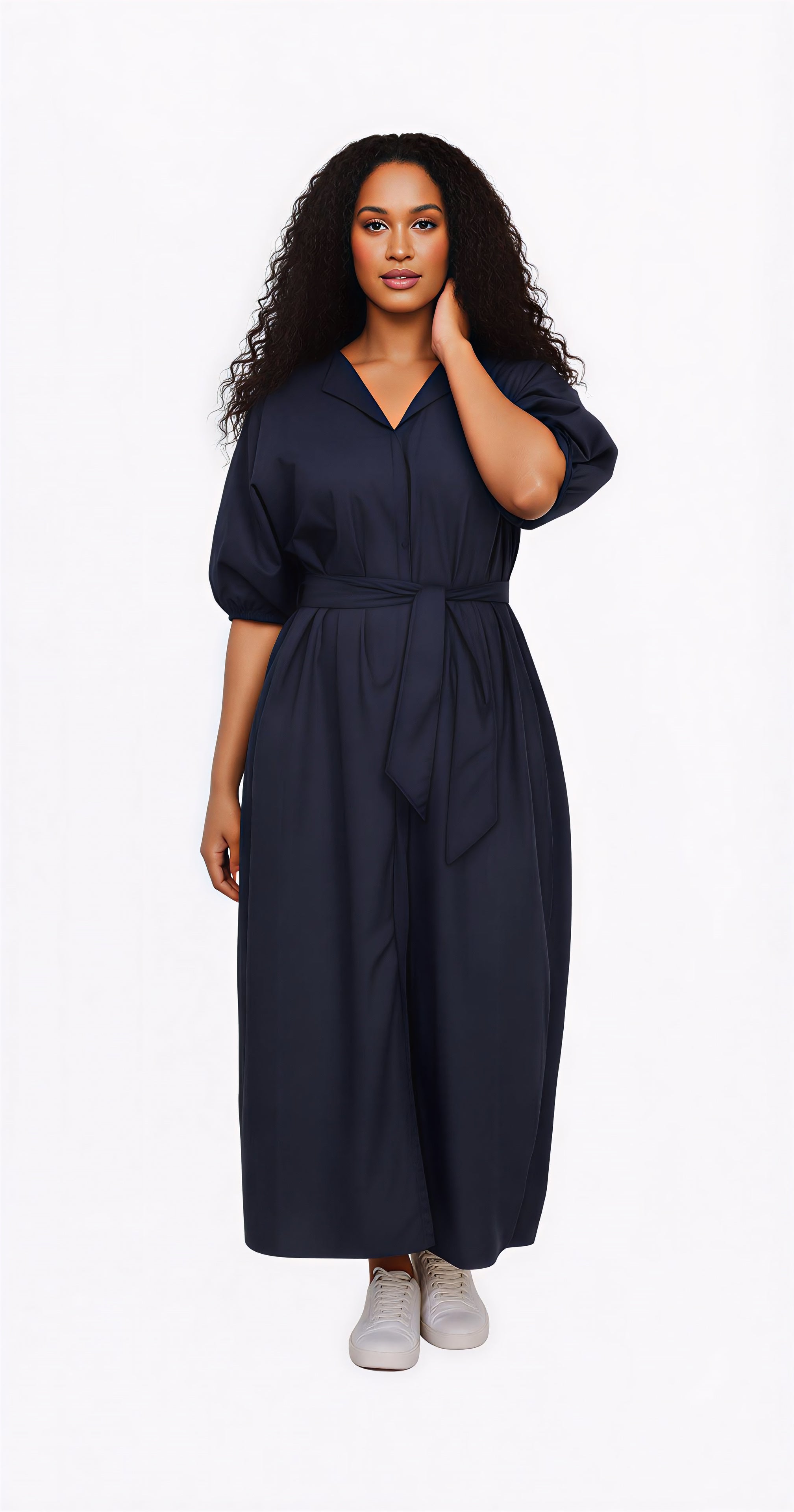 Robe Col Cravate Lola